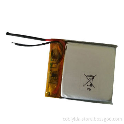 280mAh Lithium Polymer Battery with 3.7V and Long Lifespan, Measures 30 x 27 x 4.2mm